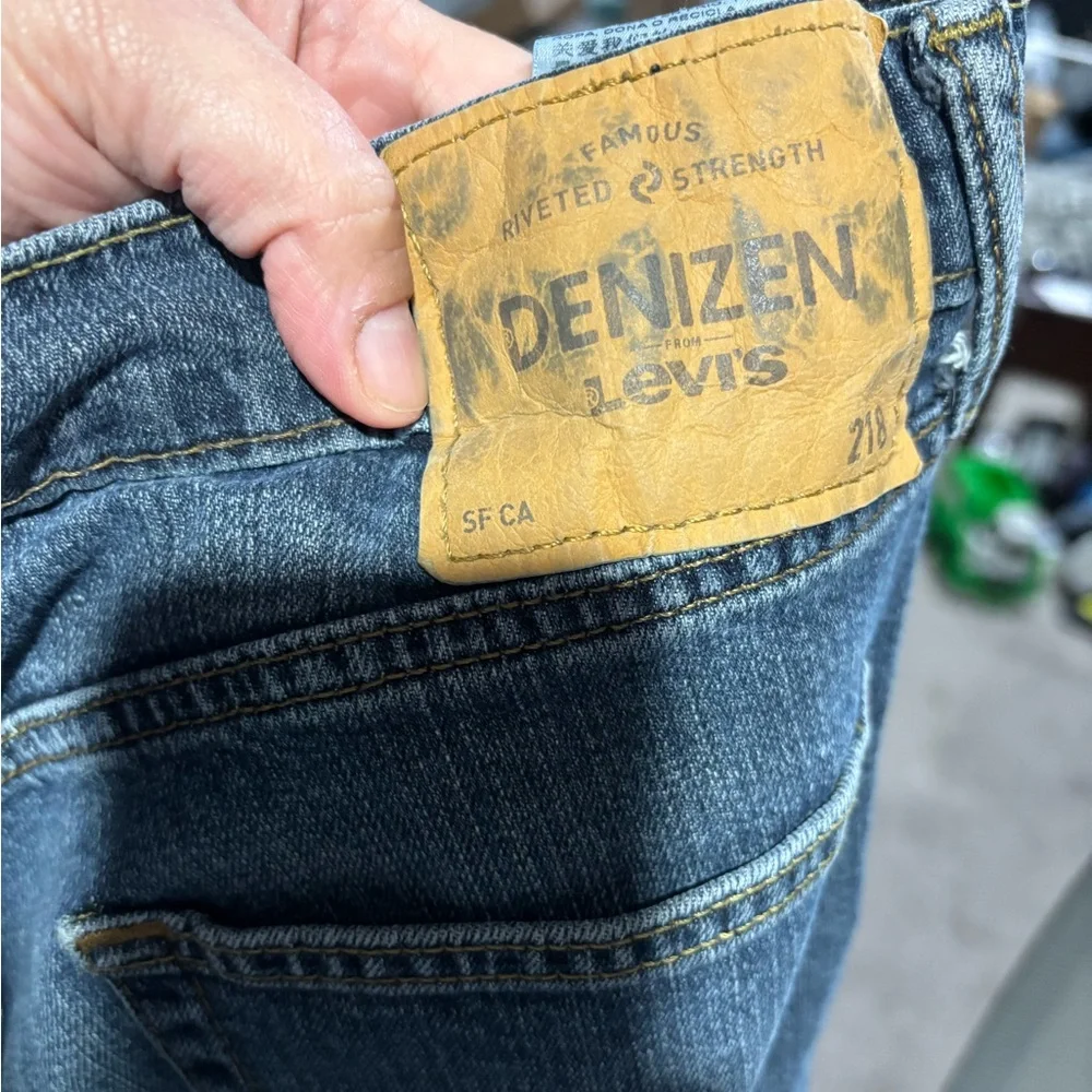 DENIZEN from Levi’s Dark Wash 218 Straight Fit Jeans
