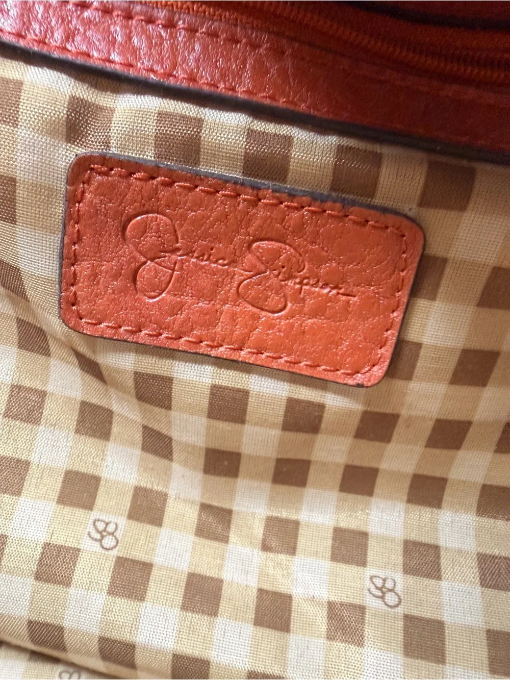 Jessica Simpson stylish orange