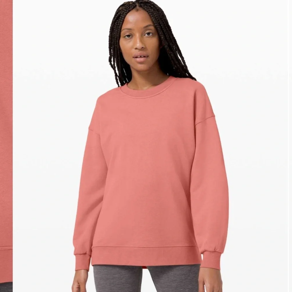 lululemon oversized crew neck cotton sweater 💕🌸