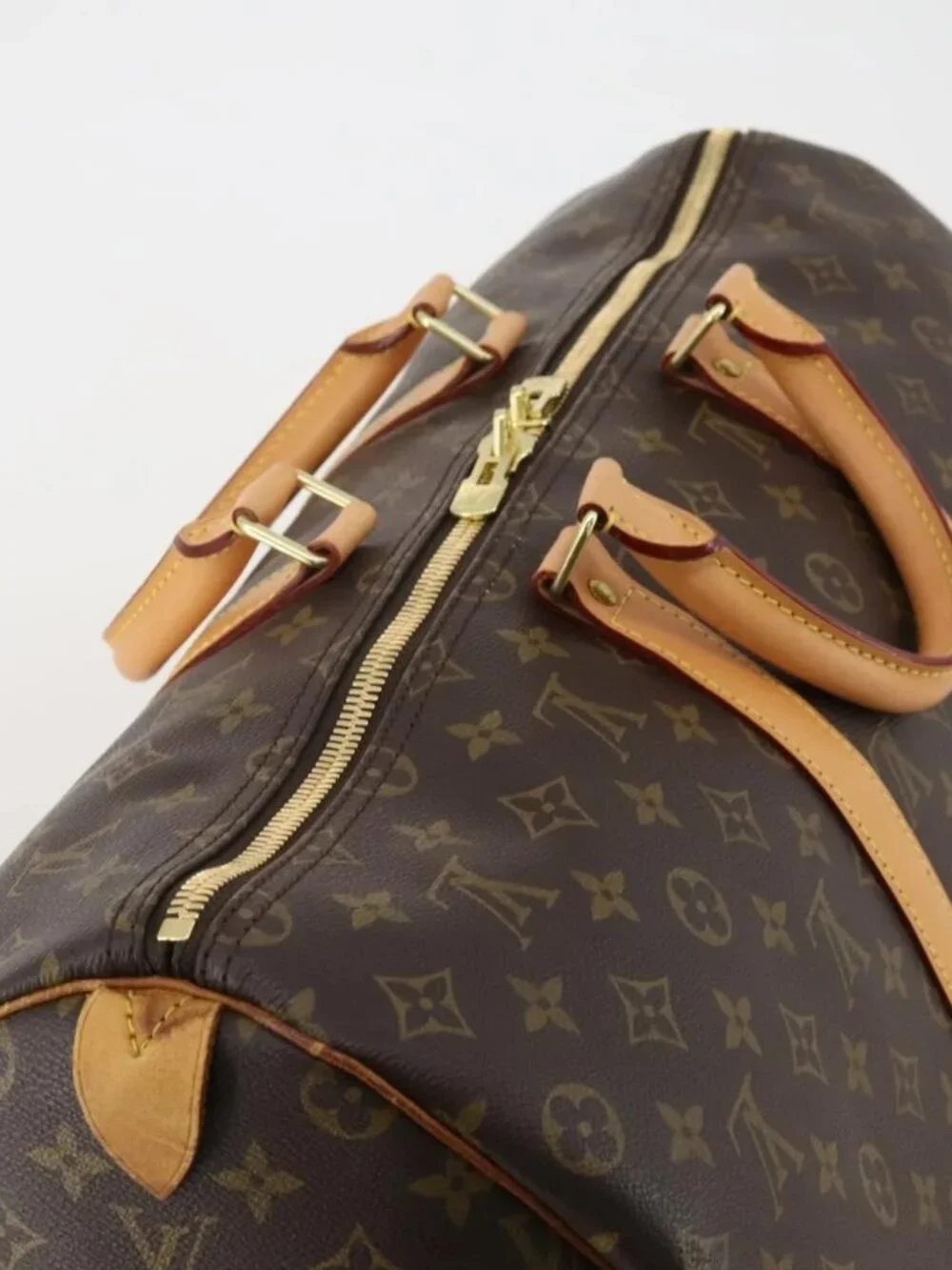 LOUIS VUITTON Monogram Keepall 45 Boston Bag M41428 LV Auth 187449A