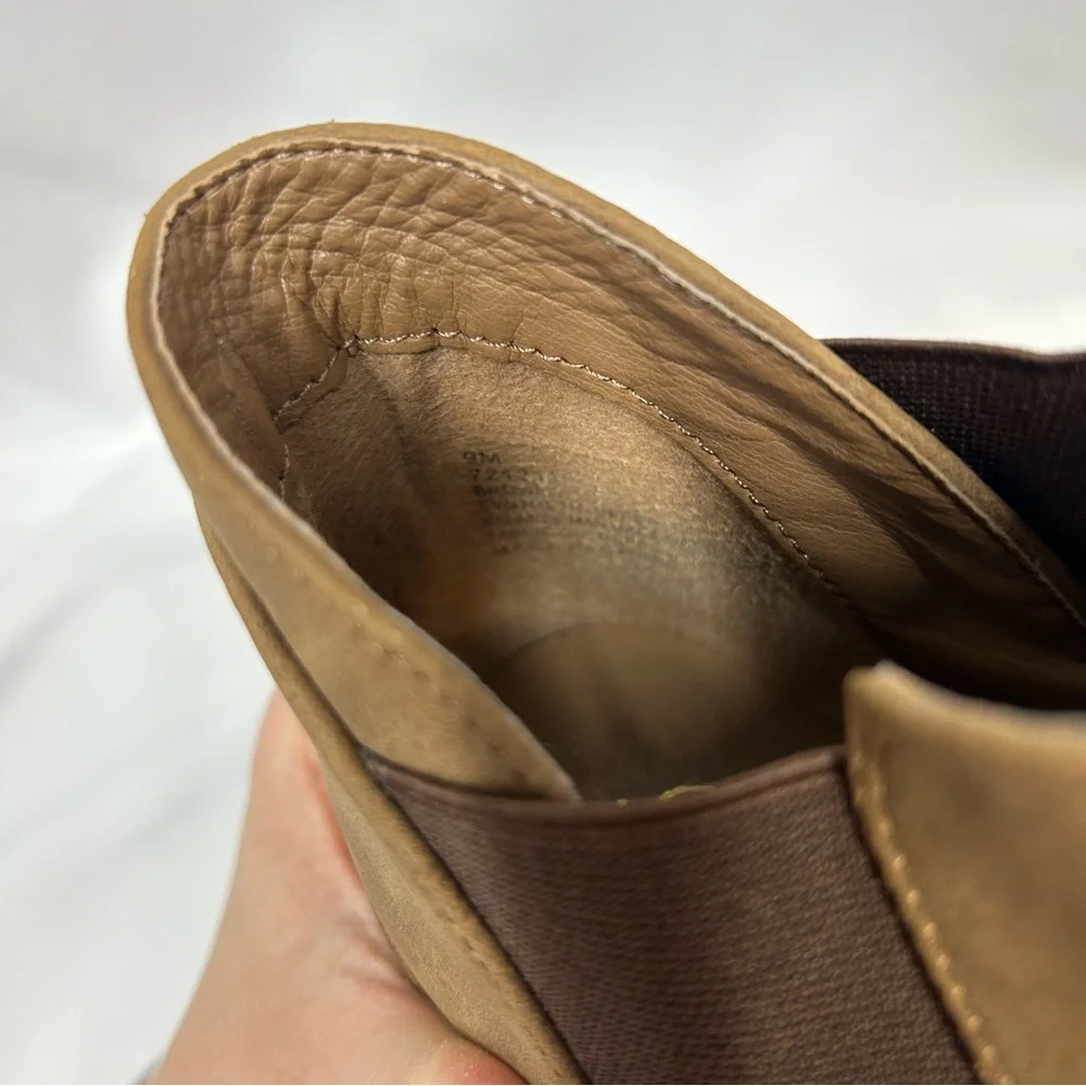 Vintage 93 | Heeled Wedge Ankle Booties Brown Women's Size 9