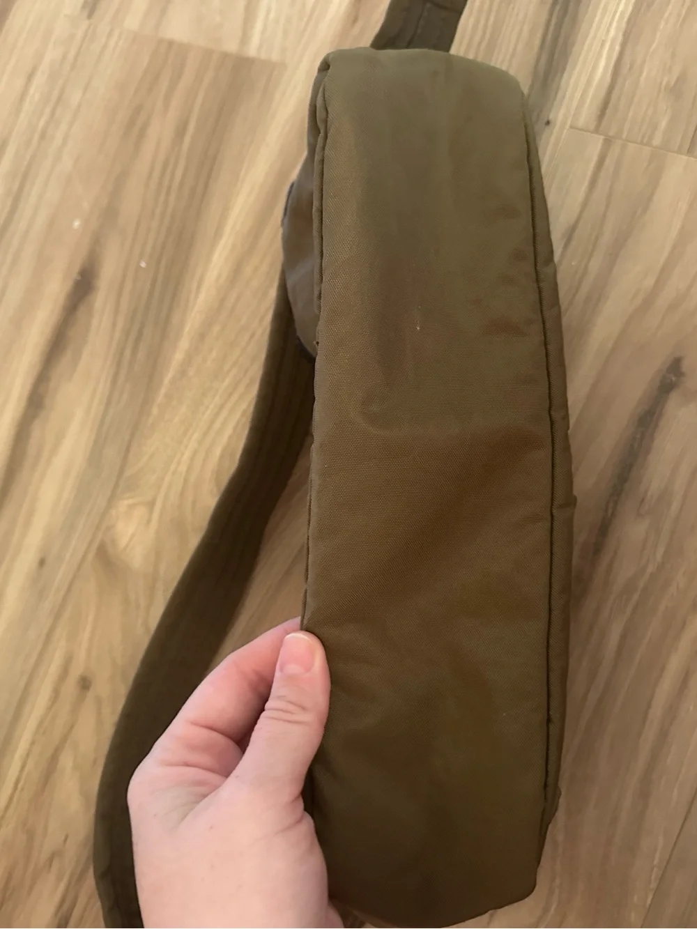 Olive Green Baggu Cargo shoulder bag