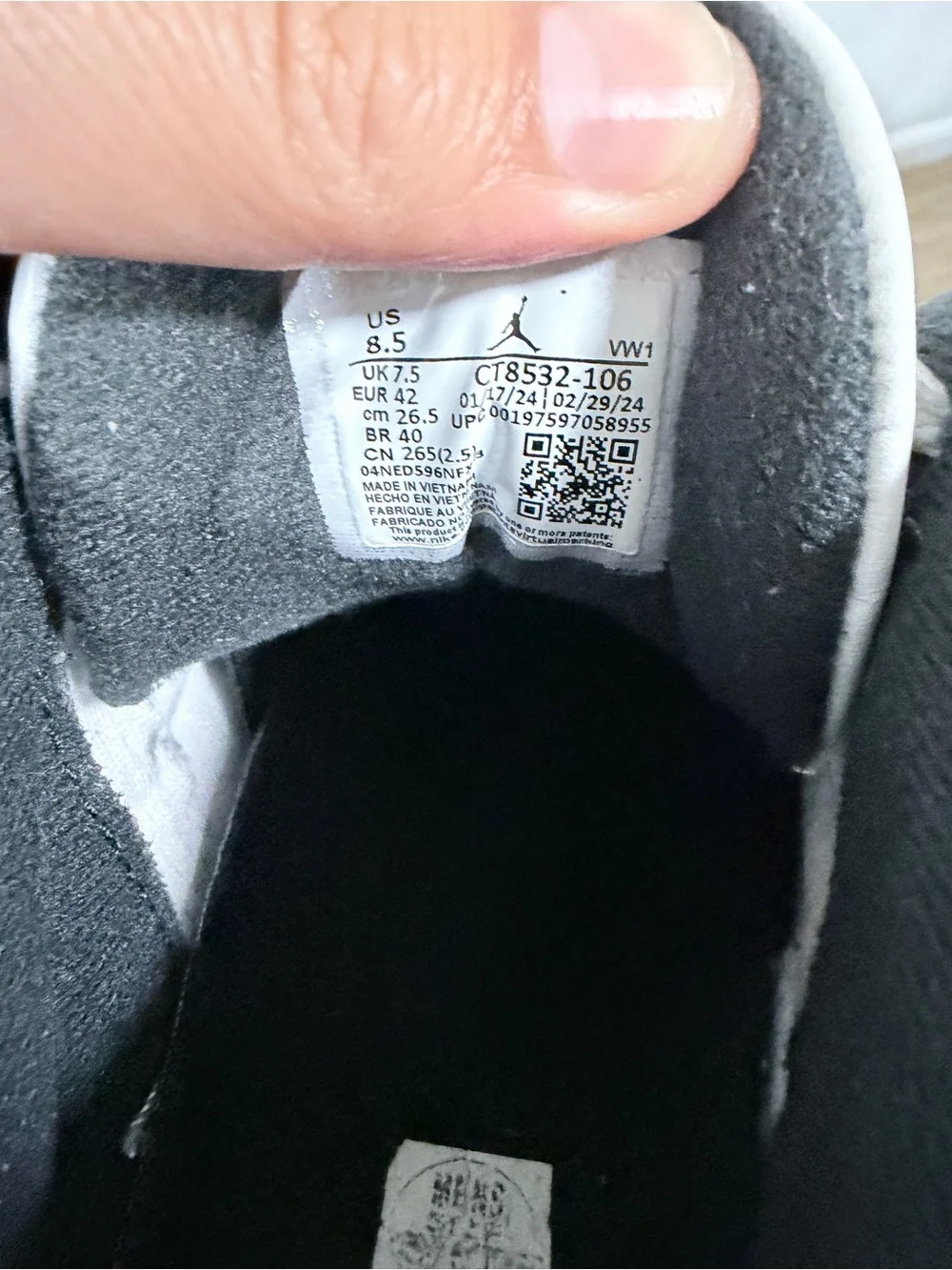Jordan size clean