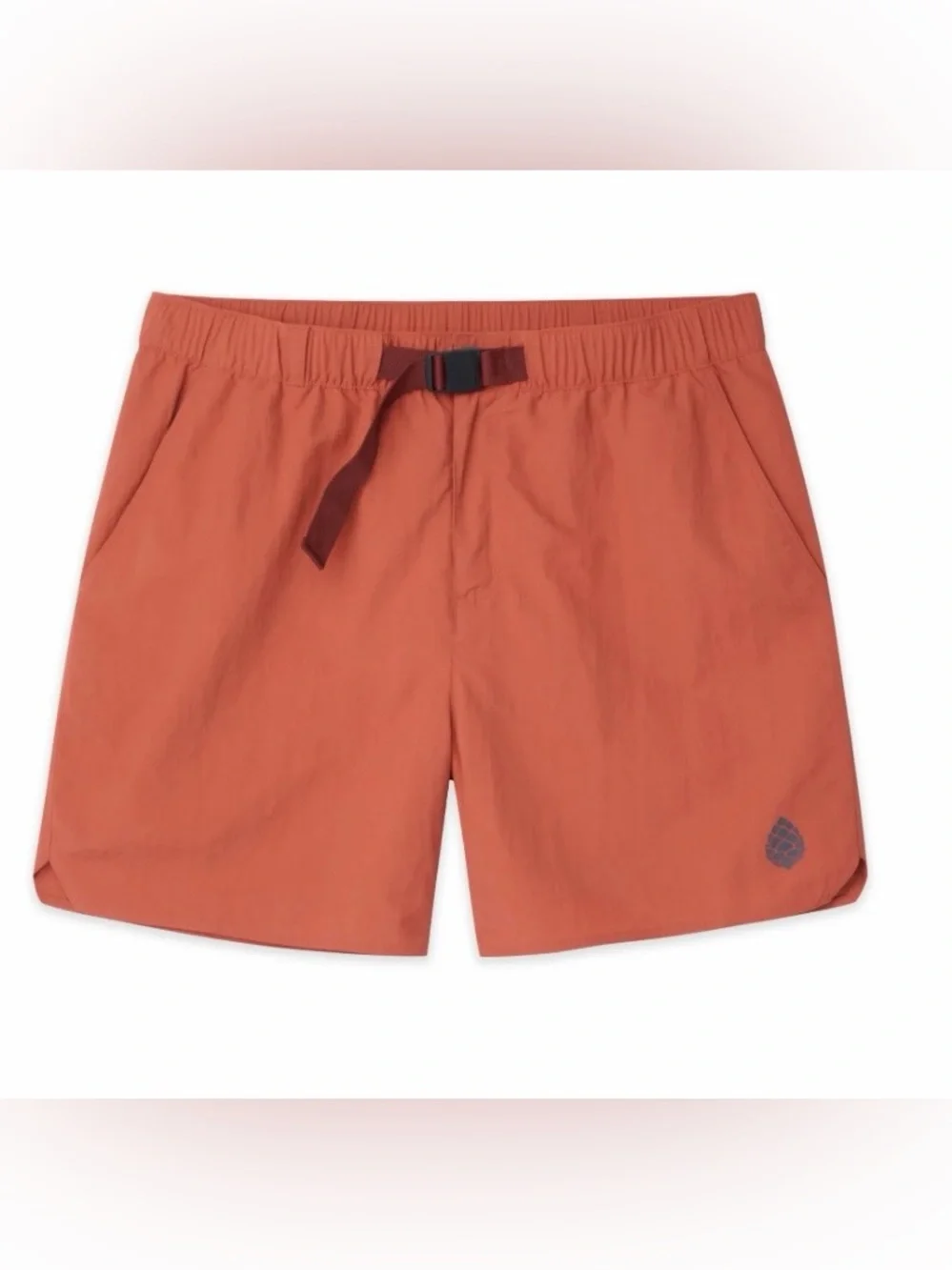 Men's Rust Goodwin shorts with Adjustable Waist and pockets