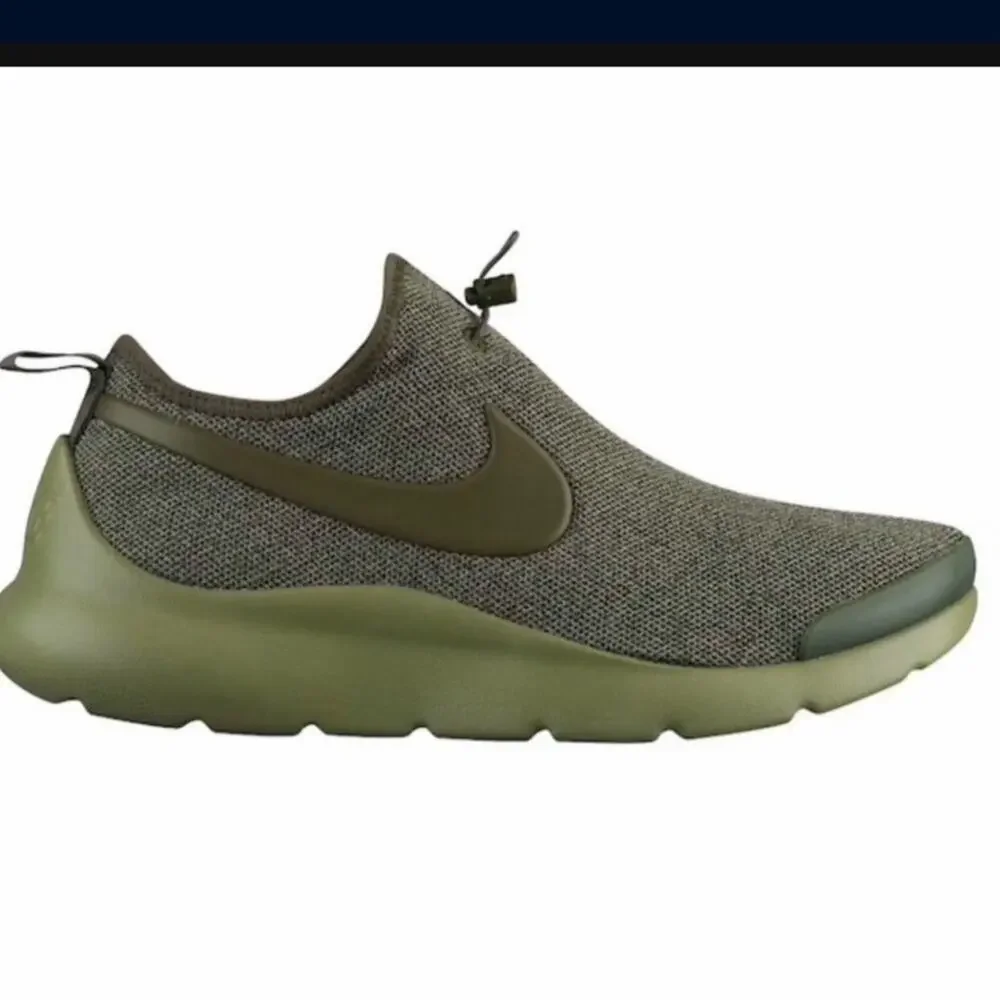 Nike Aptare Mens Olive Lace-Up Lightweight Athletic Shoes sneakers