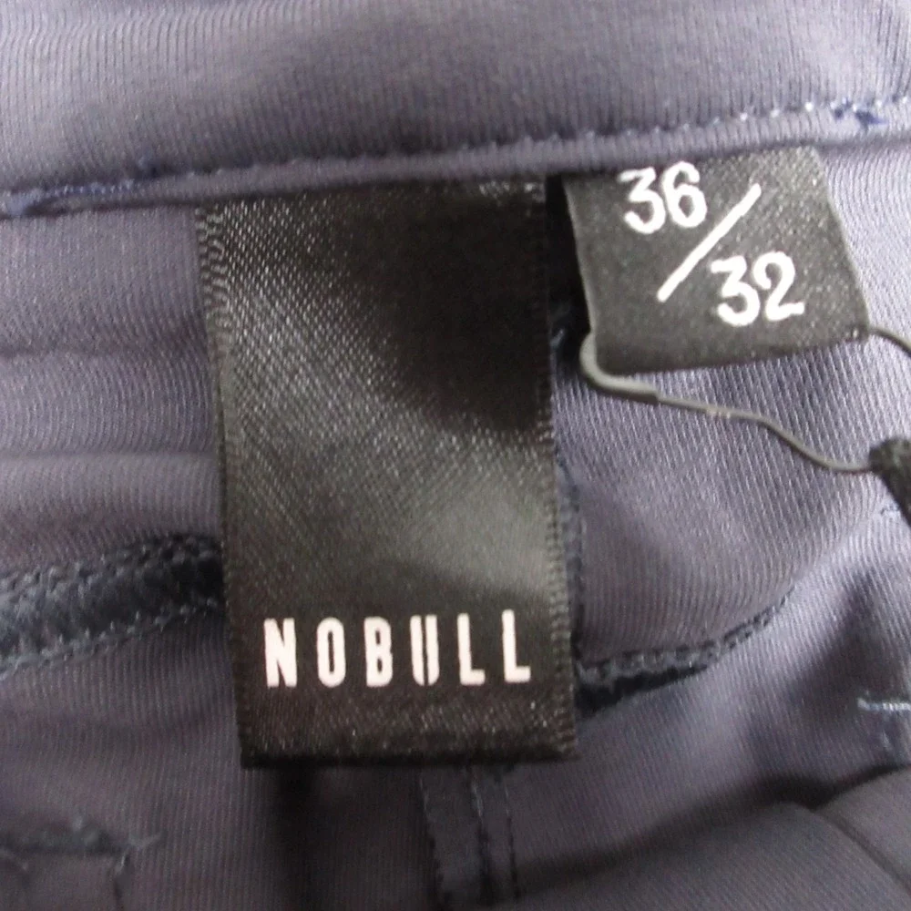NOBULL Pants Mens 36x32 Gray Blue Game Changer 5 Pocket Pant Perfromance Stretch