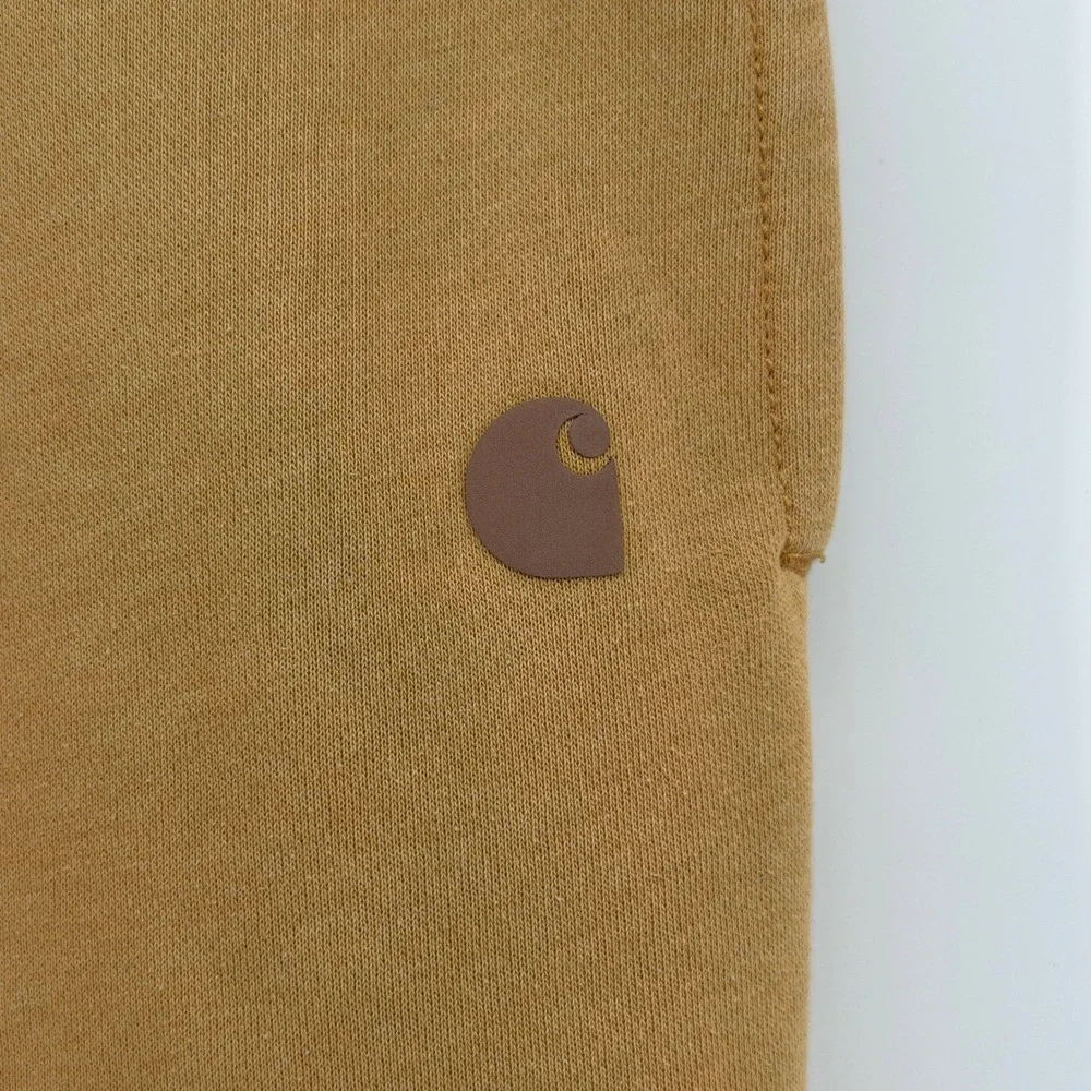 Carhartt Sweatpants Mens Medium Brown Relaxed Fit Fleece Joggers Zipper Pocket
