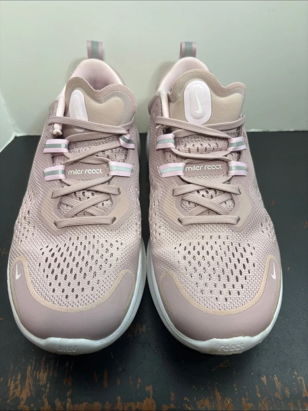 Nike Women’s React Miler 2 Running Shoe Plum Chalk Peach Foam
