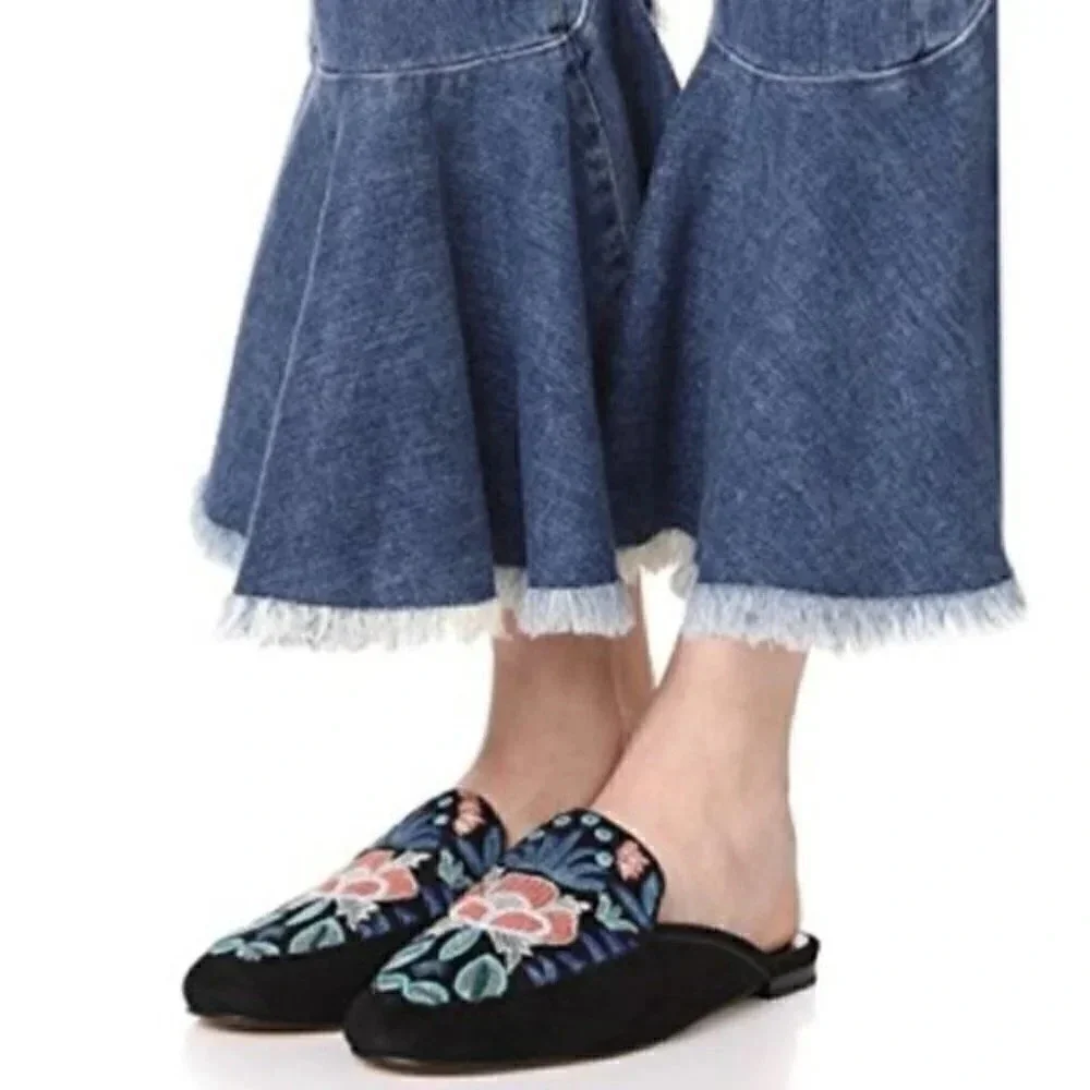 Rebecca Minkoff raylee embroidered loafers 7.5