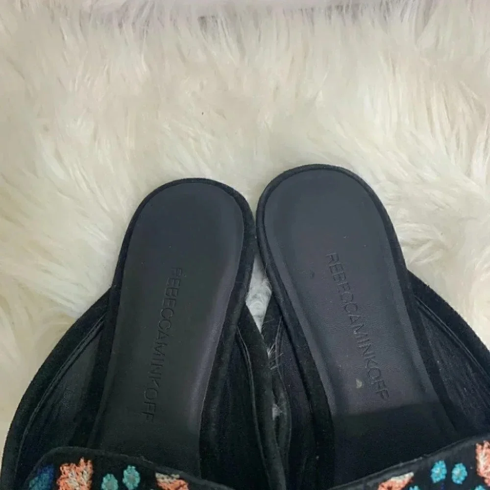 Rebecca Minkoff raylee embroidered loafers 7.5