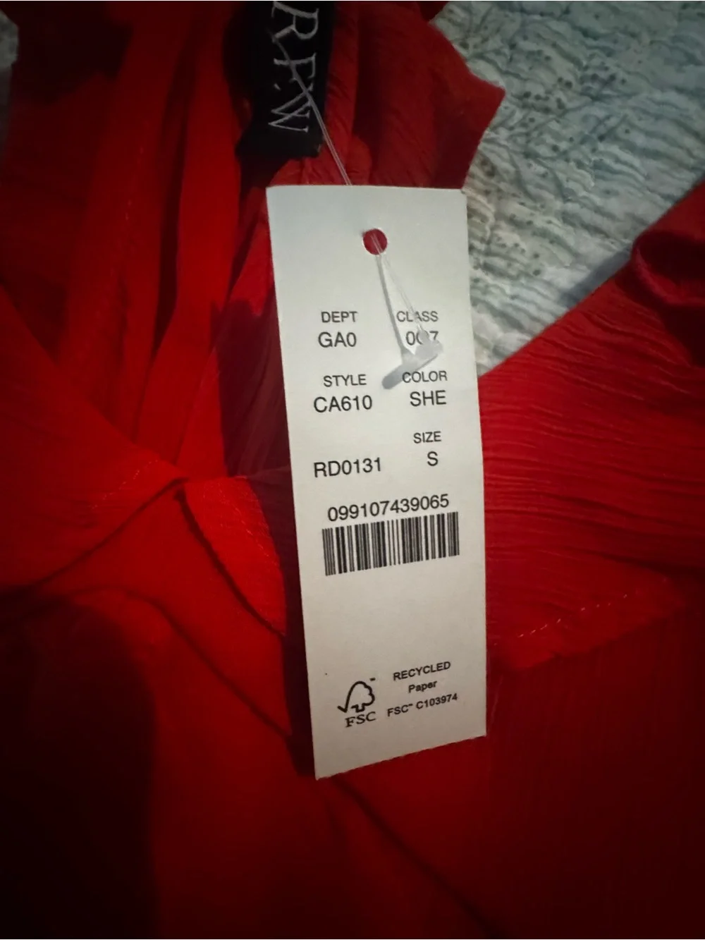 J. Crew bold red