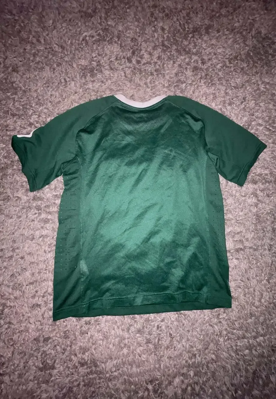 Youth Nike Dri-FIT Team Soccer Practice Jersey Green/White