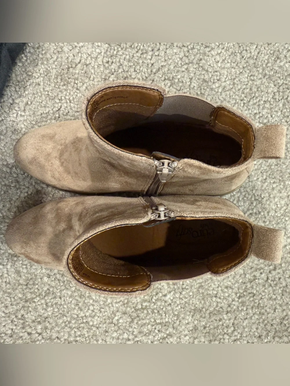 Eurosoft taupe suede