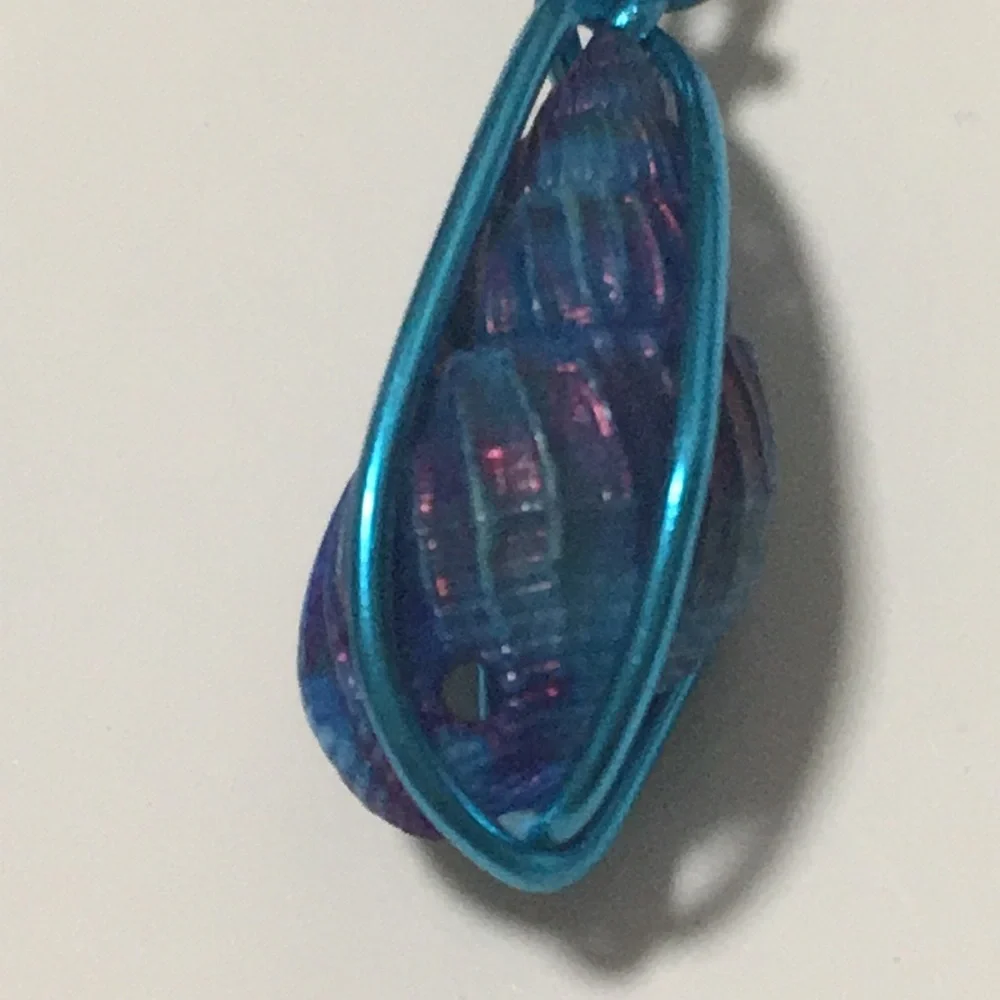 Ladies’ Pink & Blue Fishhook Earrings