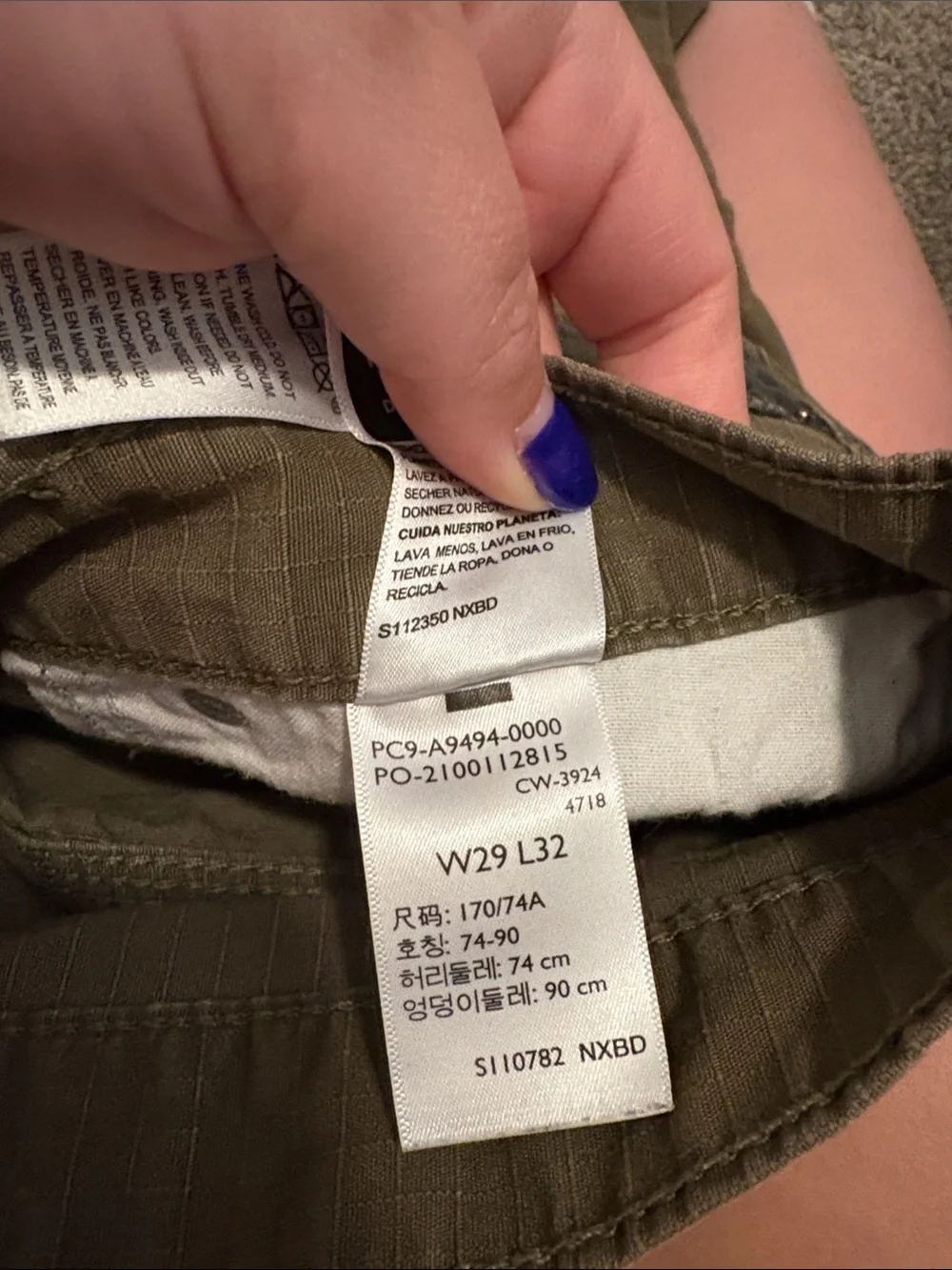 Levis Strauss durable olive
