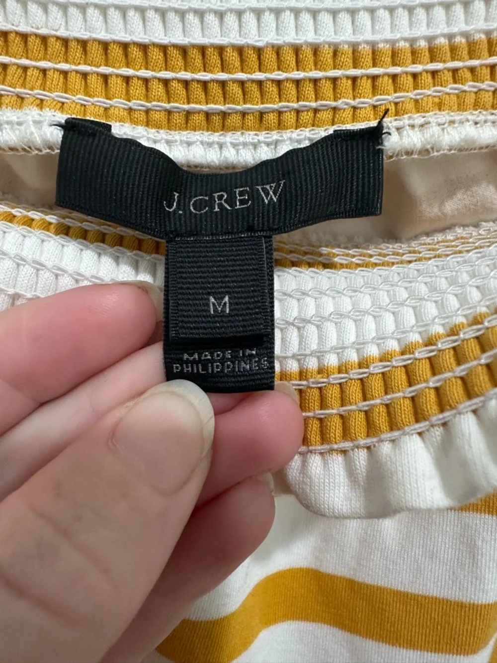 J. Crew elasticized crew breezy
