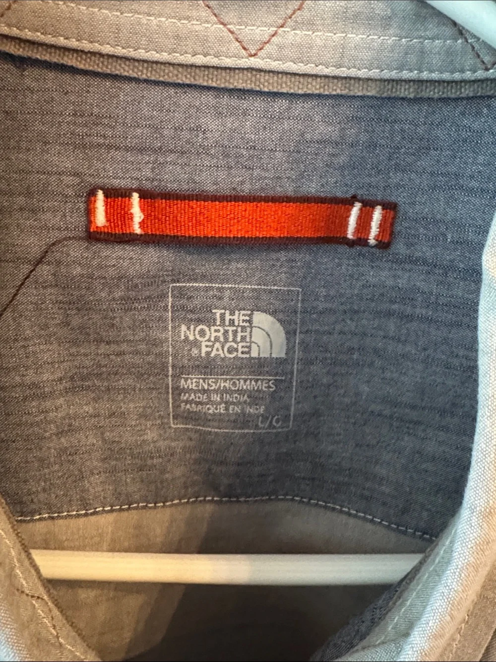 The North Face Light Blue Men's Dress Shirt