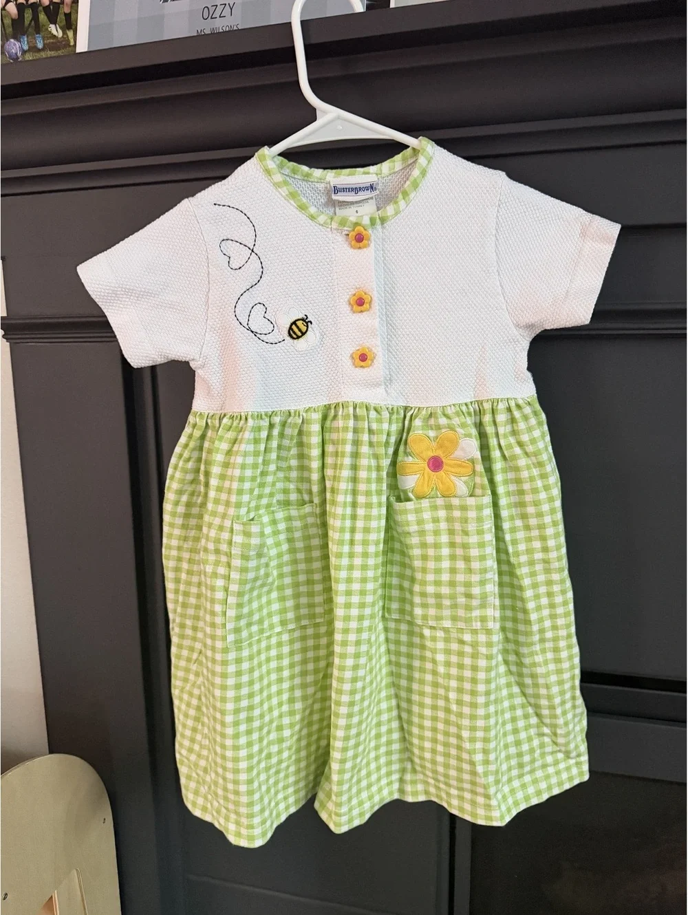 Vintage buster brown 6y plaid dress