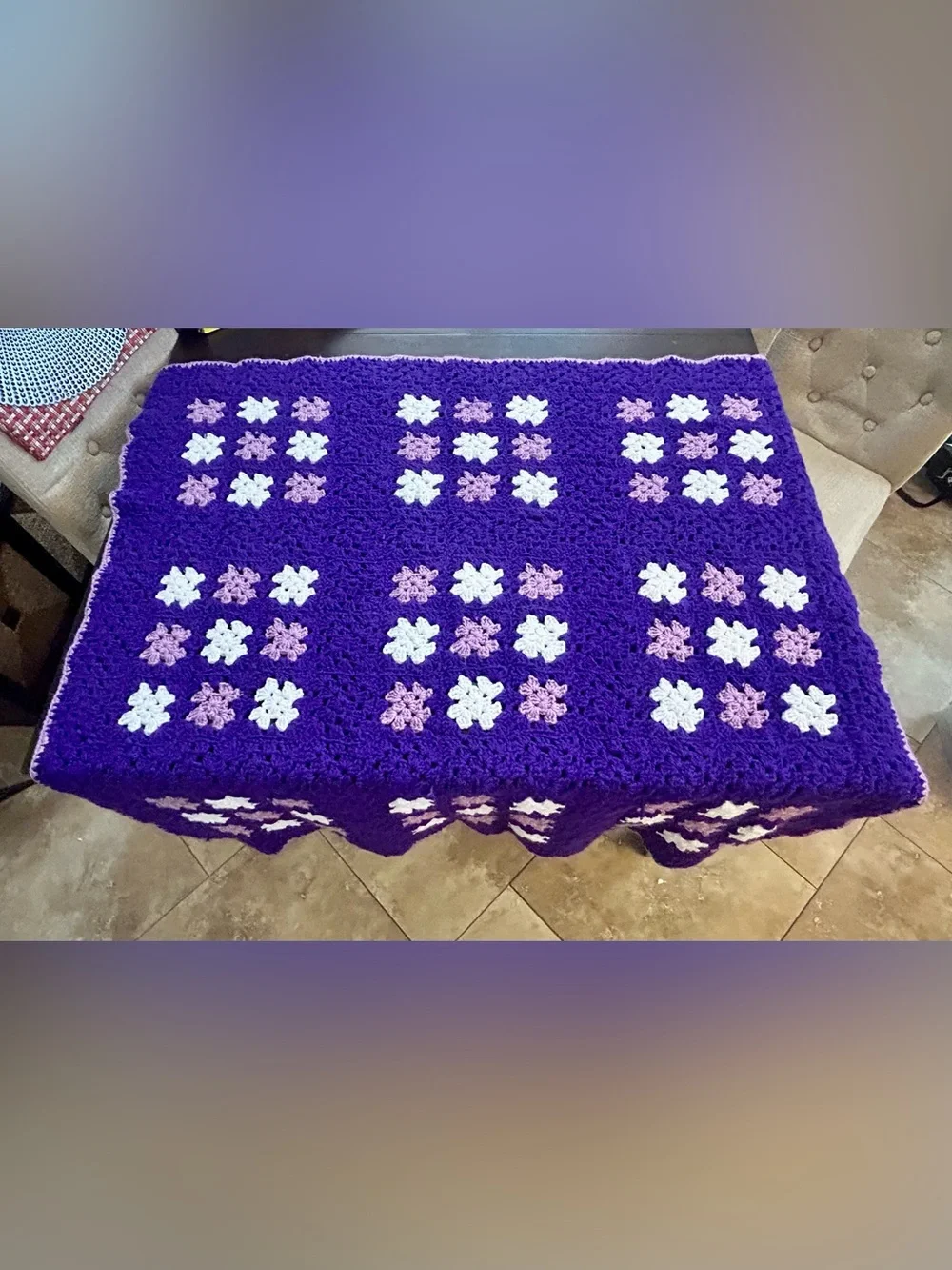 Homemade granny square