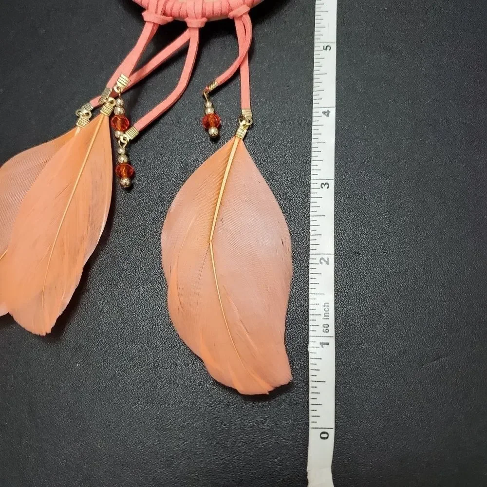 Justice dream catcher gold tone earring set