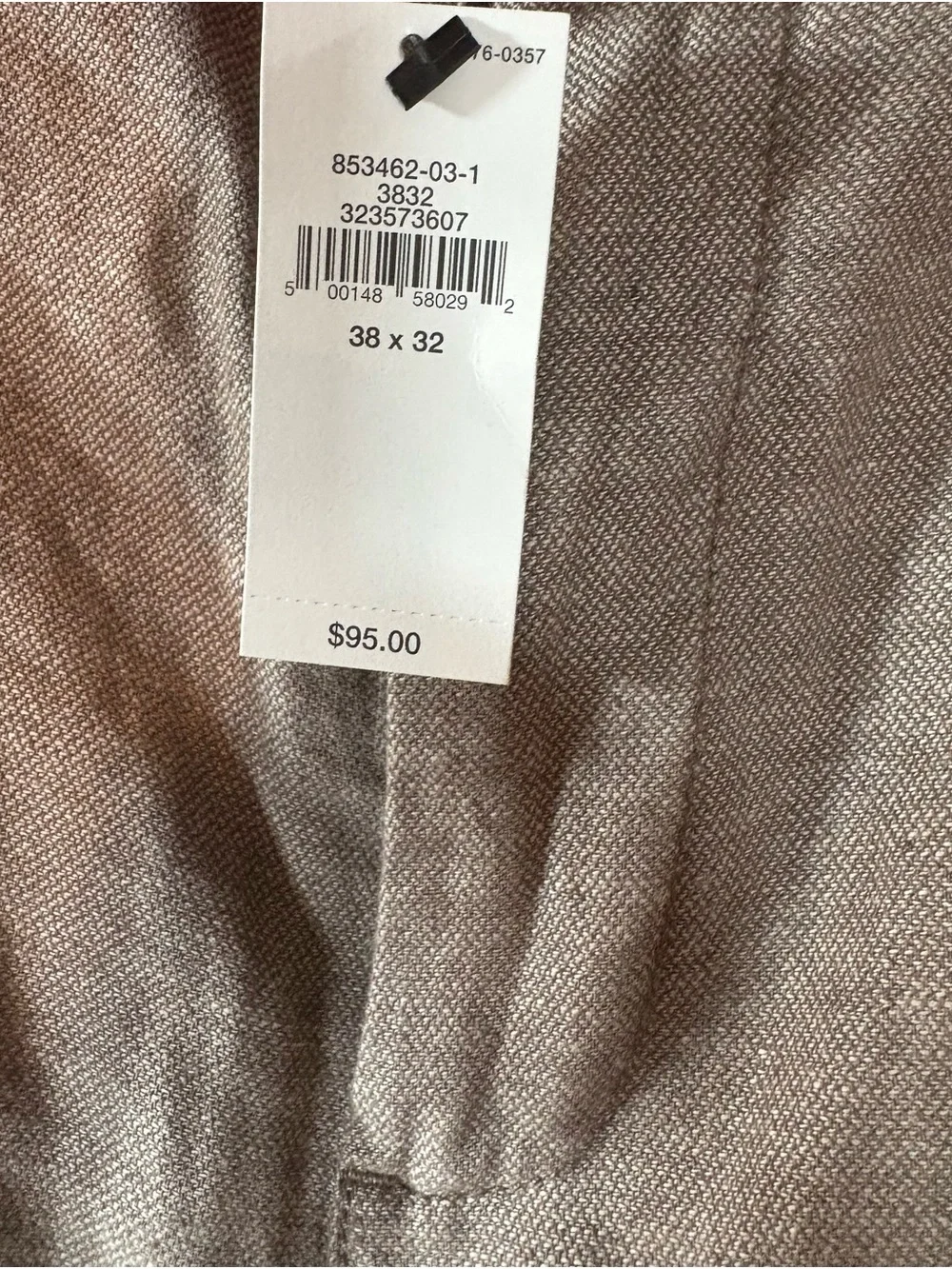 Banana Republic Light Brown Athletic Fit Linen Blend Men's Dress Pants