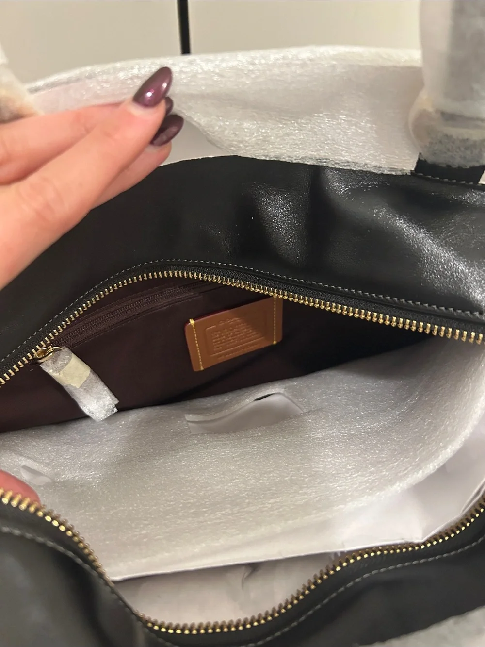 Coach finish 2026 burgundy