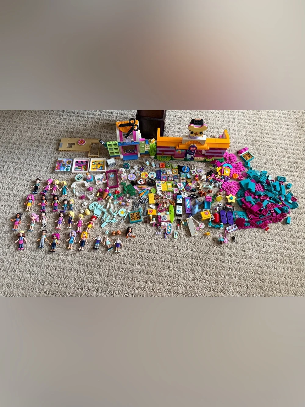 LEGO LOT Friends Adoption Cafe Set, Beauty Salon Plus More