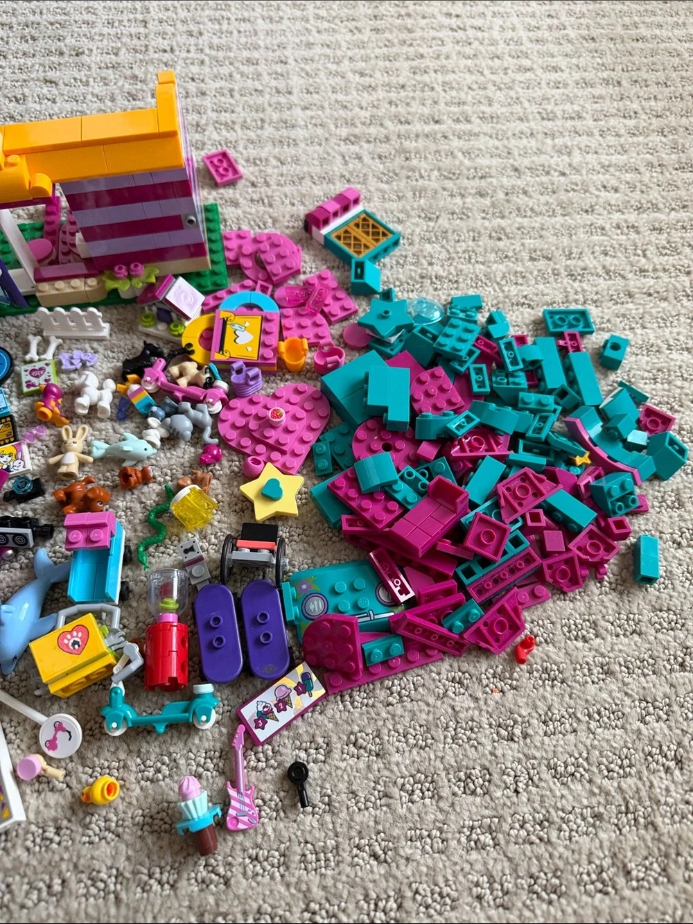 LEGO LOT Friends Adoption Cafe Set, Beauty Salon Plus More
