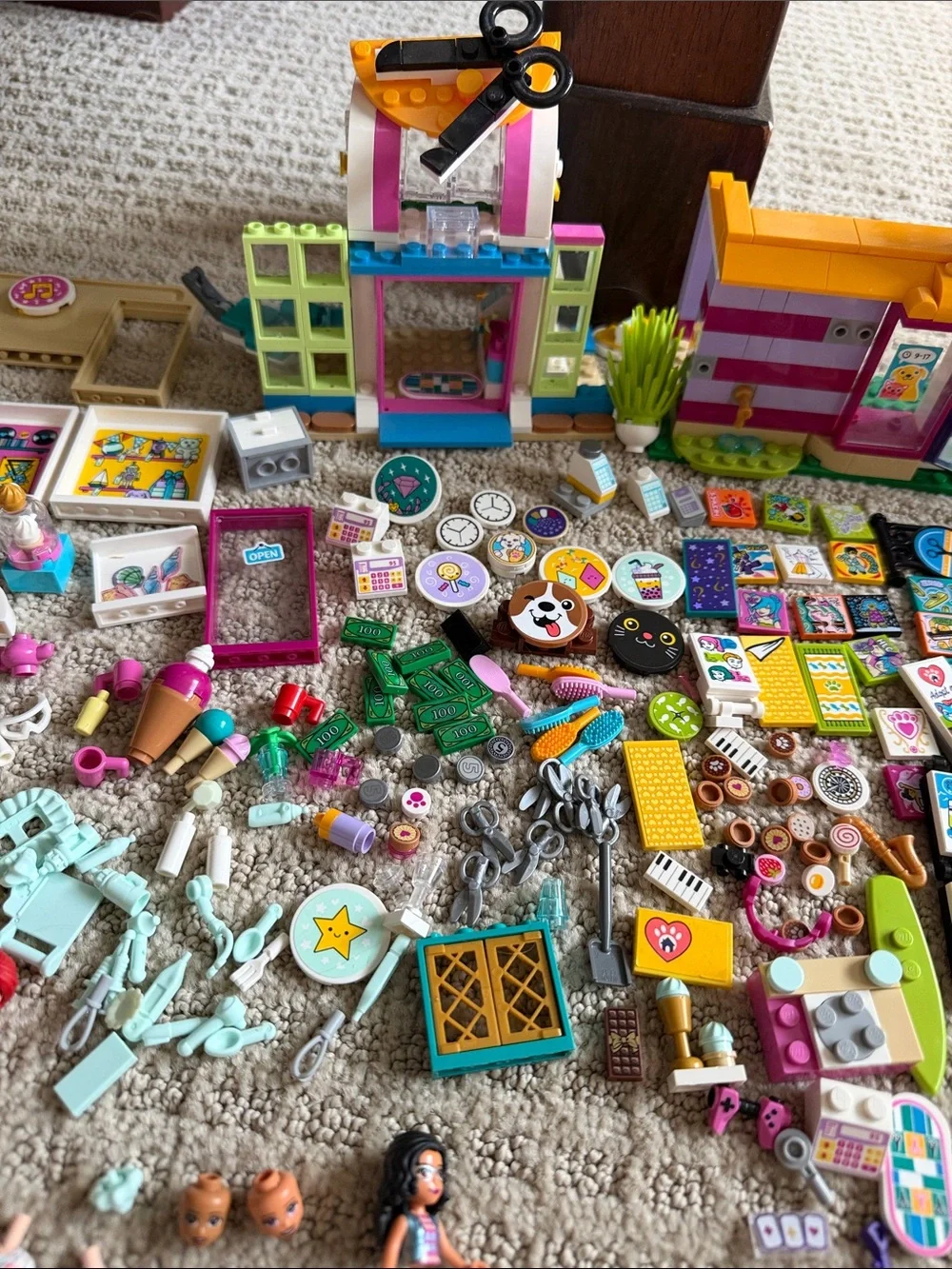 LEGO LOT Friends Adoption Cafe Set, Beauty Salon Plus More