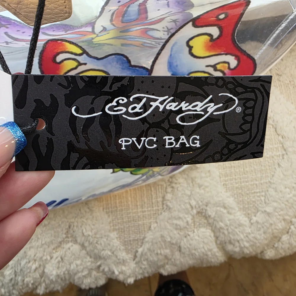 Ed Hardy clear tote