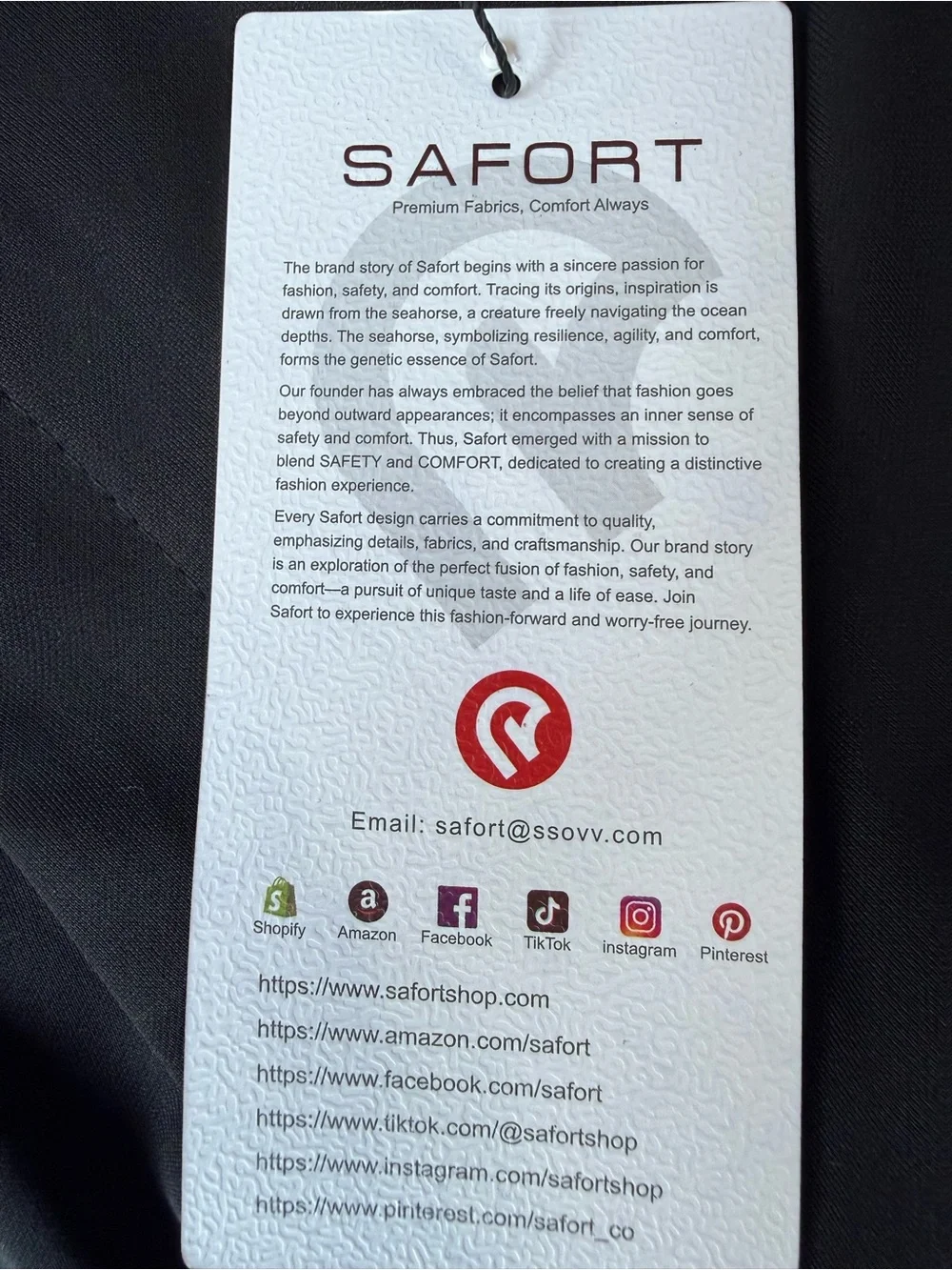 Safort classic black