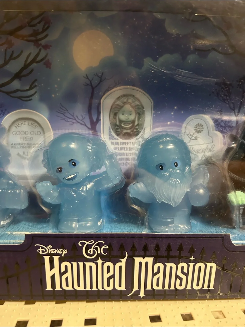 Disney Little People Collector -The Haunted Mansion Glow in the Dark Figures