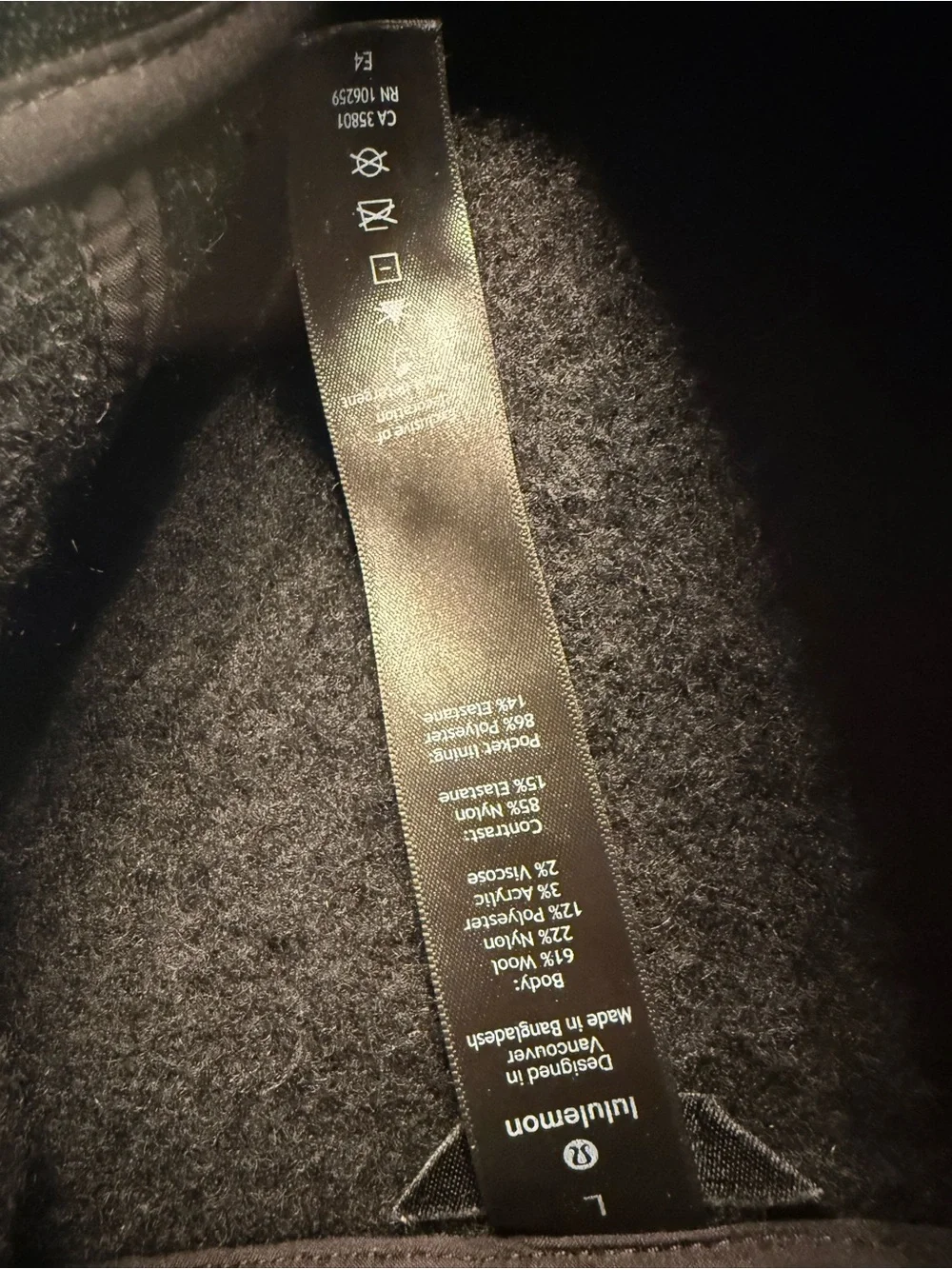 lululemon athletica soft teddy