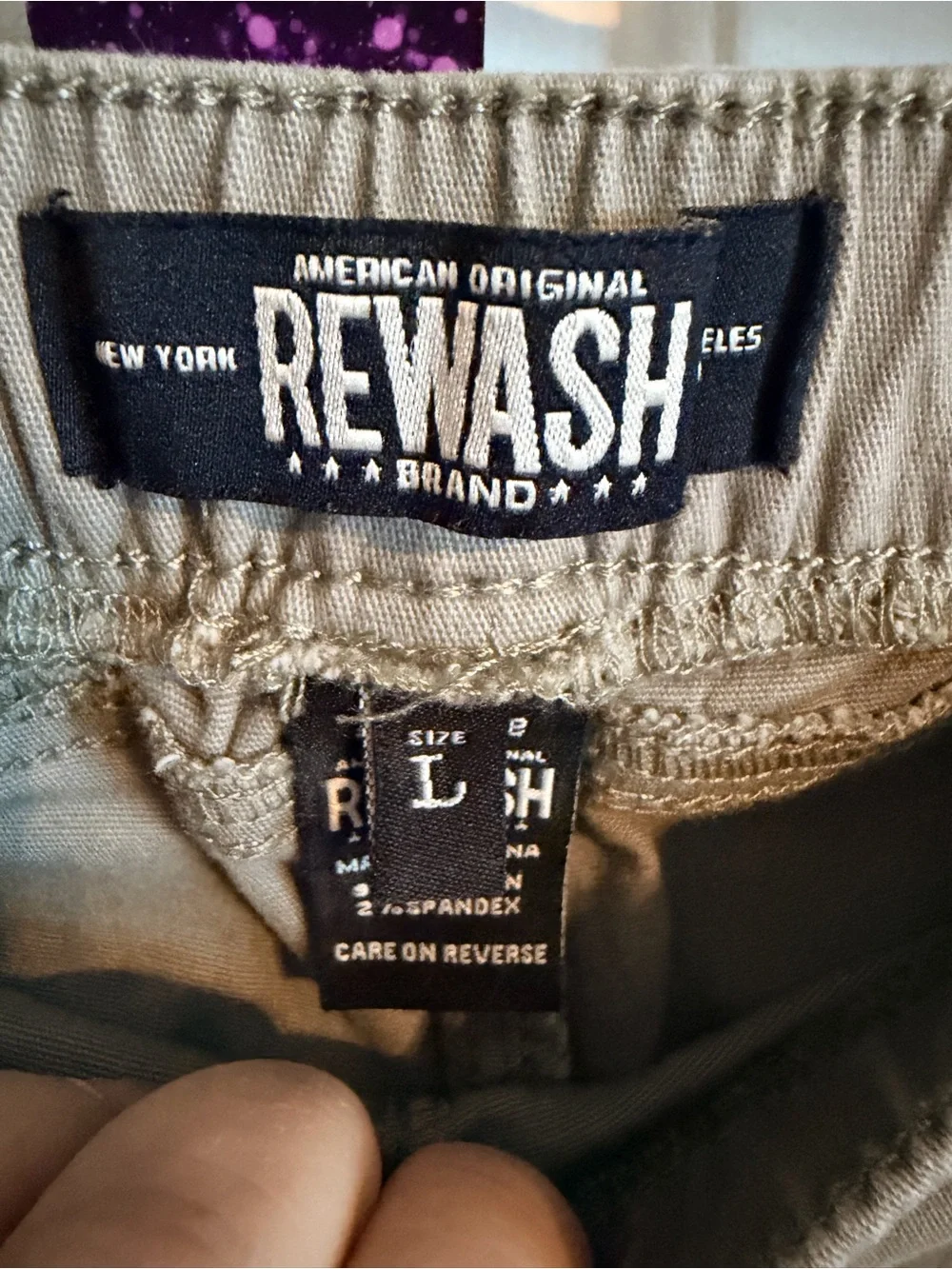 Rewash cargo joggers