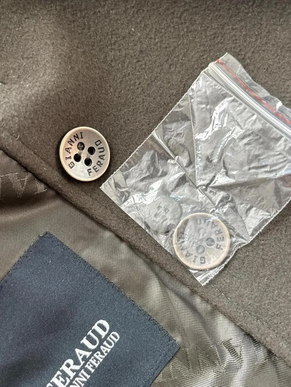 Feraud Gianni Feraud wool coat/ blazer jacket