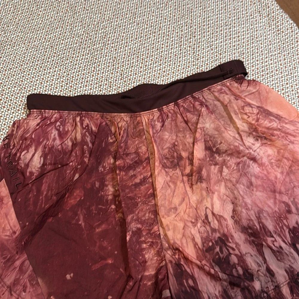 Nike Trail Women's Pink Tie-Dye Athletic Shorts