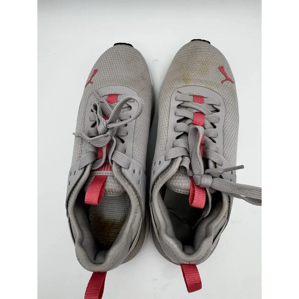 Puma Flyer Runner Gray Pink Women’s Running Shoes Size US 9 EU 40
