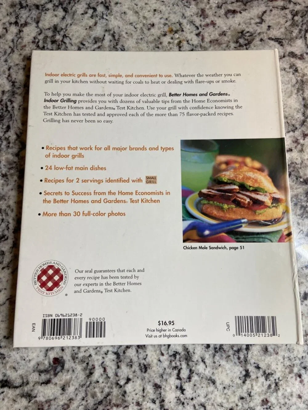 Better Homes & Gardens Indoor Grilling HC 2000  Tabletop Grill Recipes