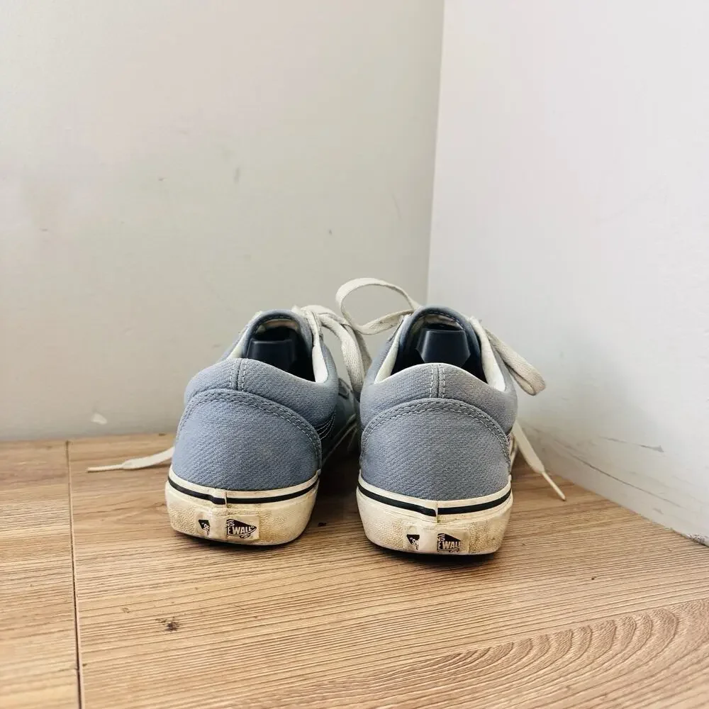 Vans Old Skool Blue And Black Sneakers Women’s Size 9.5