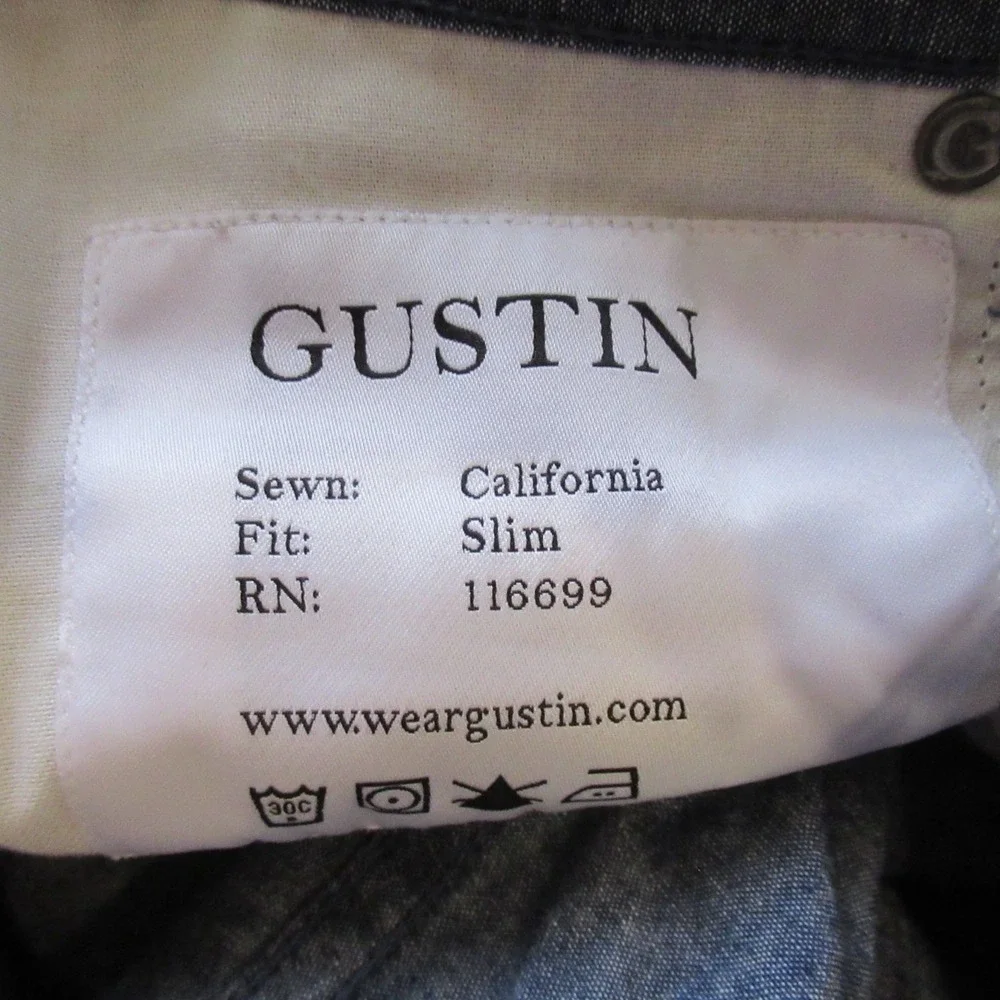 Gustin pants size