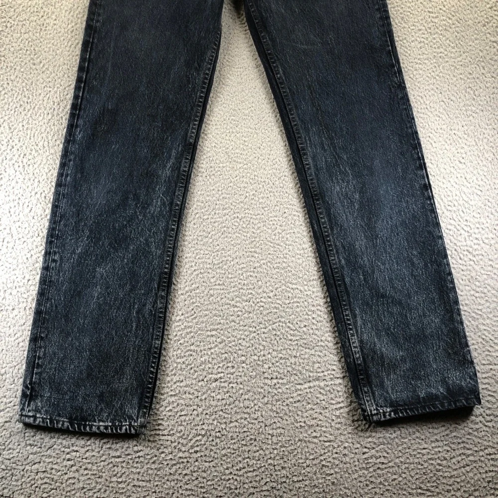 Vtg Levis Jeans Mens 31x34 501 Blue Button Fly Straight Dark Wash Made In USA