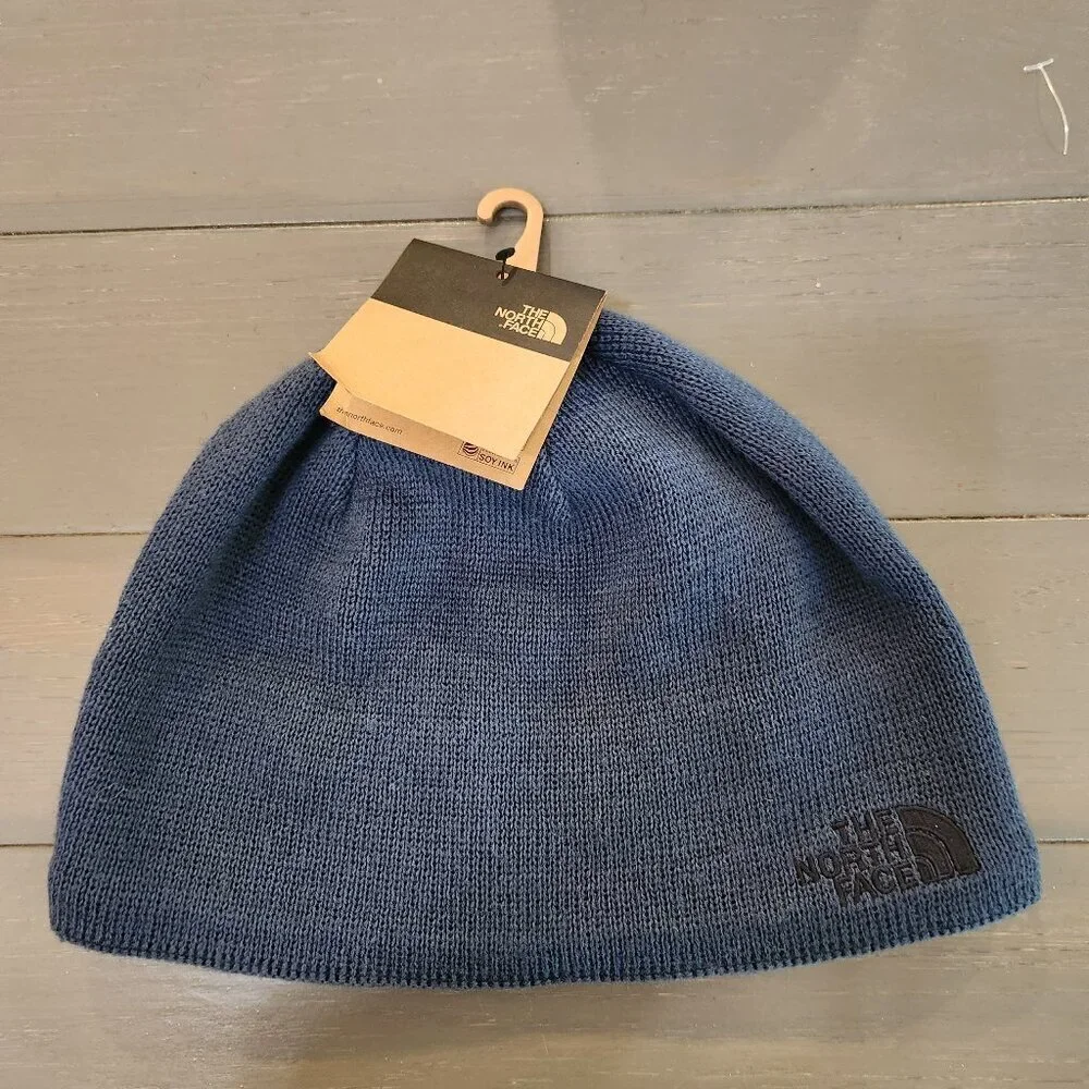The North Face Men's Shady Blue Jim Soft Classic Fit Beanie Winter Hat