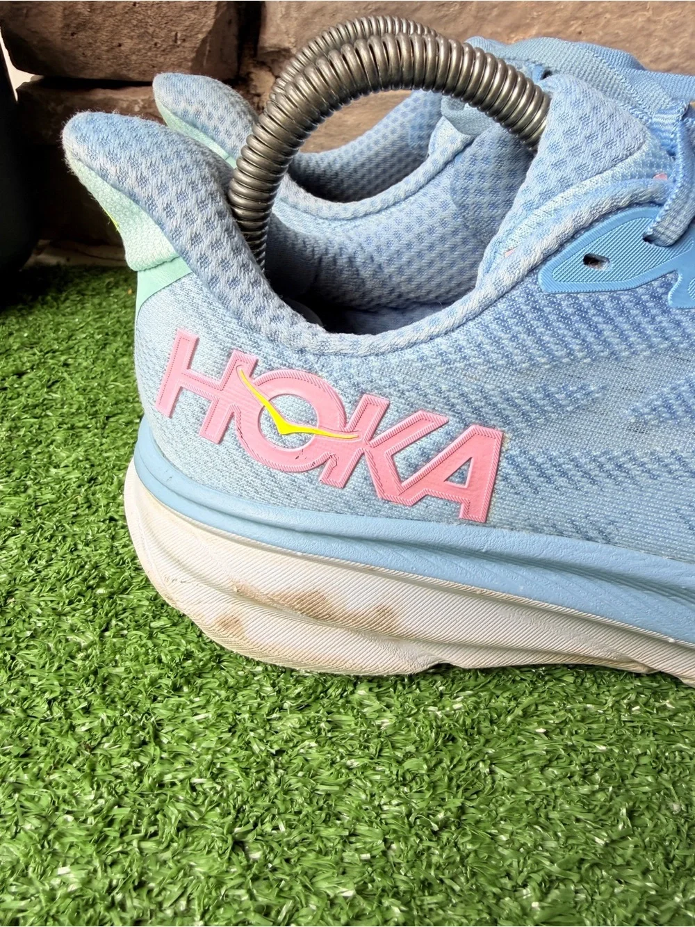 Hoka One One mesh upper