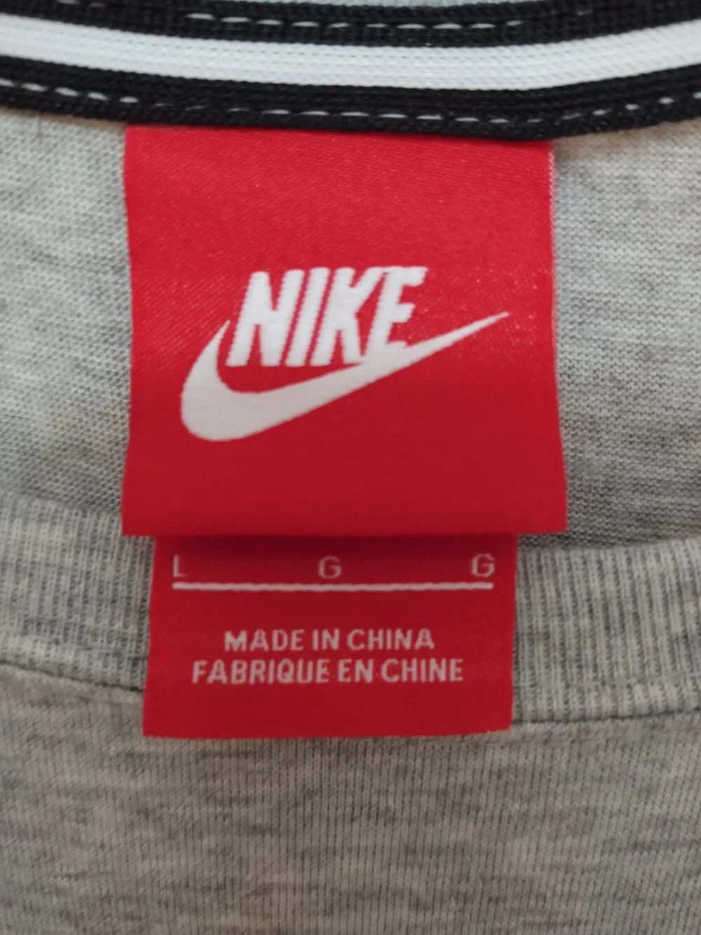 Nike Soft Cotton T-Shirt Grey Size L