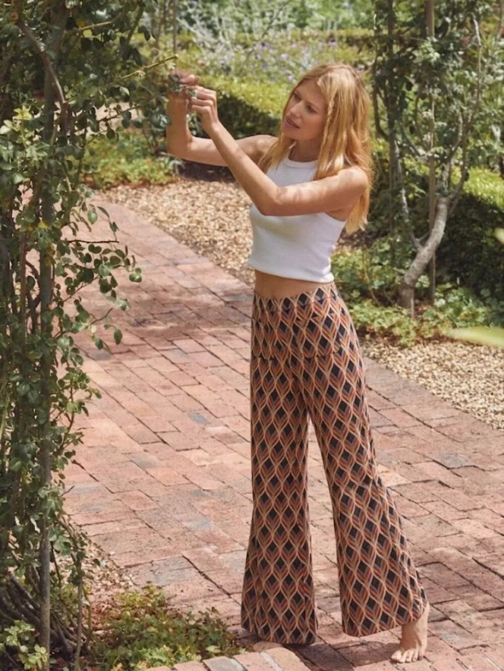 Free People leg pattern bootcut