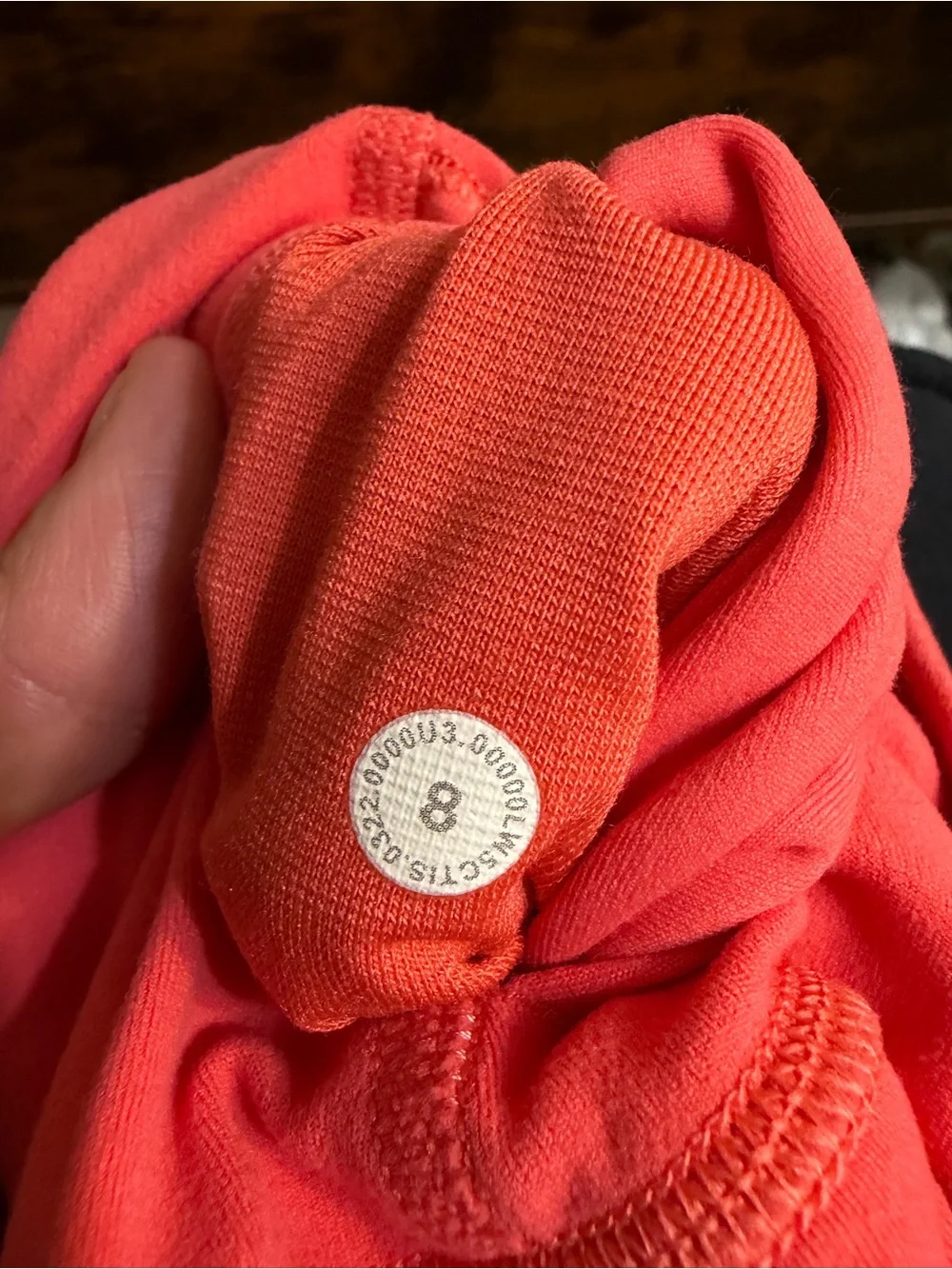 Women’s Hot Pink Neon Or Coral Lululemon Align High-Rise leggings Sz 8