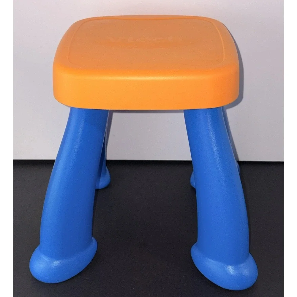 Vtech Stool Touch And Learn Activity Desk Table Replacement Orange Blue Stool