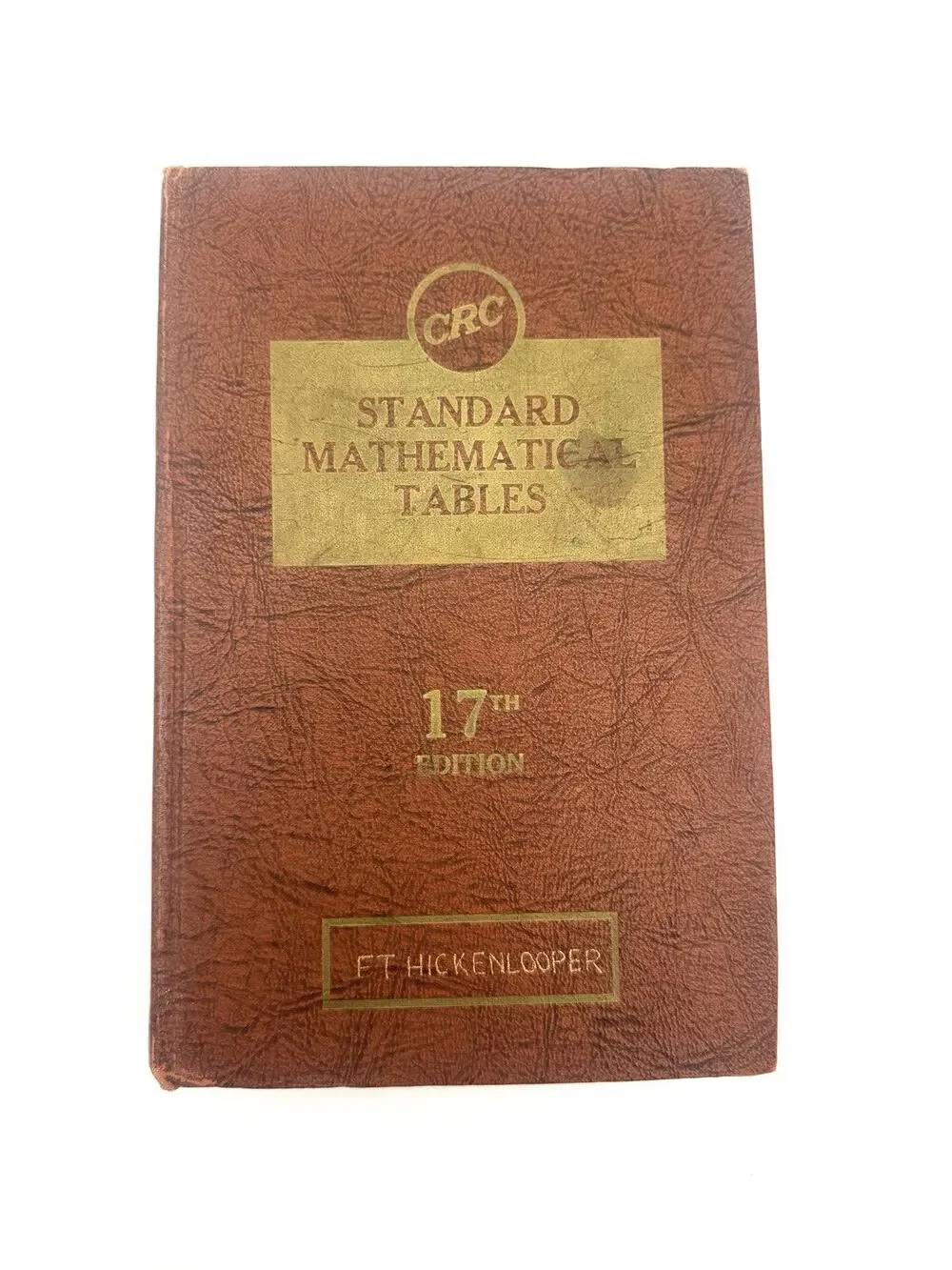 CRC Standard Mathematical Tables 17 Ed Vintage Book Hardcover