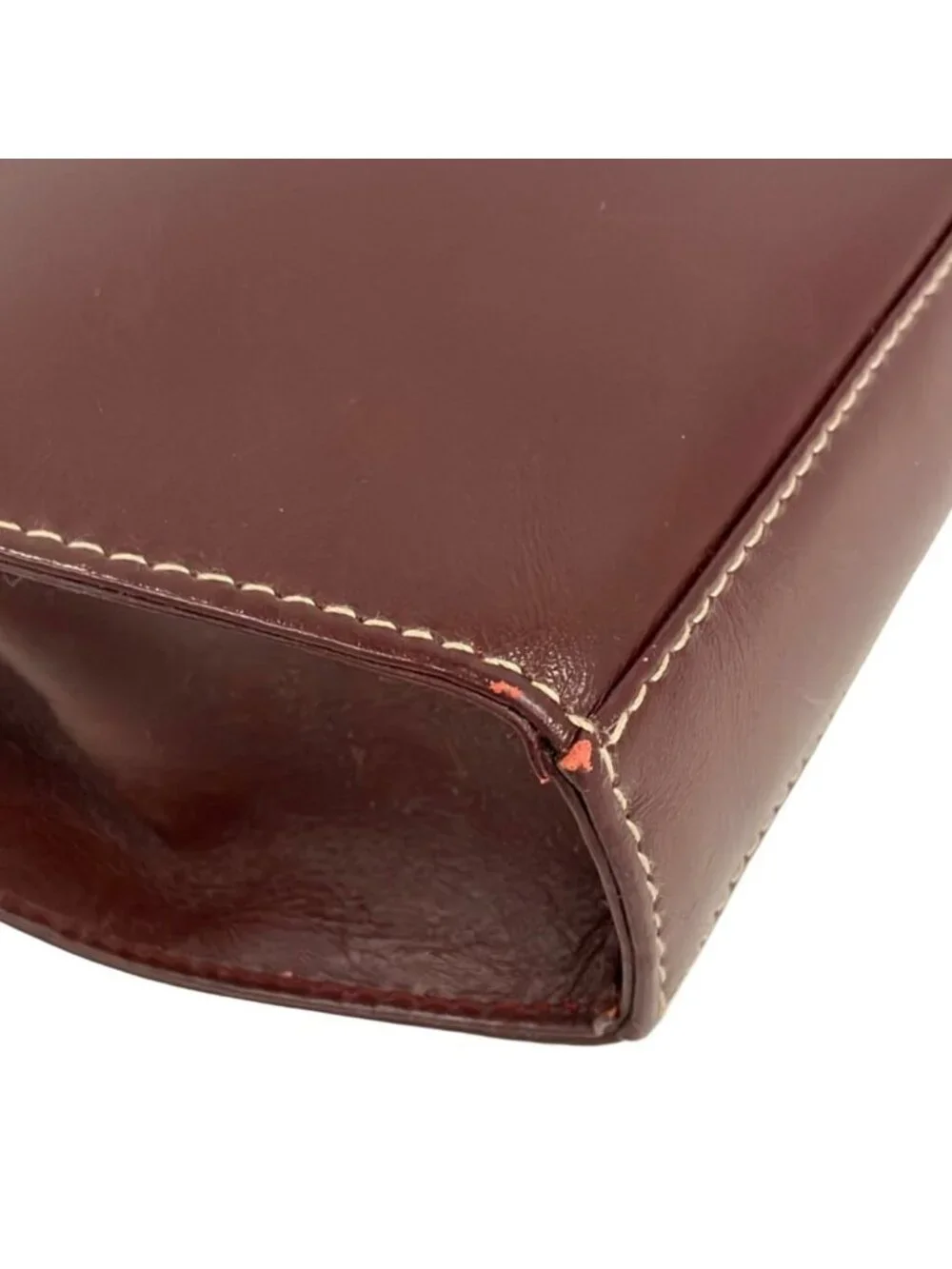 Cartier Shoulder Bag Must Line Bordeaux Leather