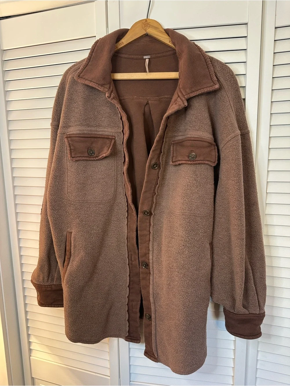 Free People button warmth layer